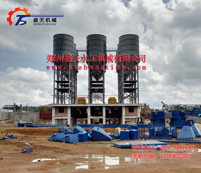 广西建宏2HZS270商品混凝土搅拌站